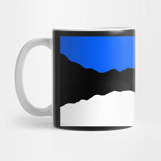 Curving Estonian Flag by Student-Made